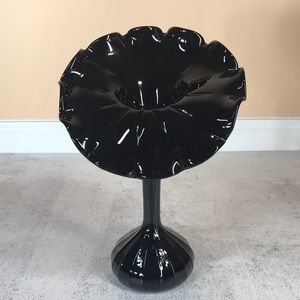 MCM Black Amethyst Jack in the Pulpit Vase